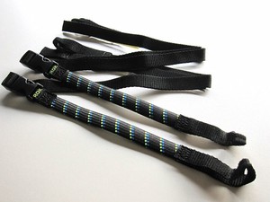 ROK straps ストレッチストラップ BPタイプ / ブラック&ブルー×グリーン / 2本セット