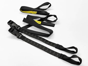ROK straps ストレッチストラップ BPタイプ / ブラック リフレクティブ / 2本セット