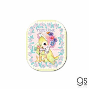 【ステッカー】スイマー ダイカットビニールミニステッカー ふわふわひよこ