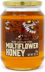 シェフズチョイス 生はちみつ 1kg RAWハニー 非加熱 純粋はちみつ 無添加 天然 Multi flower Raw Honey