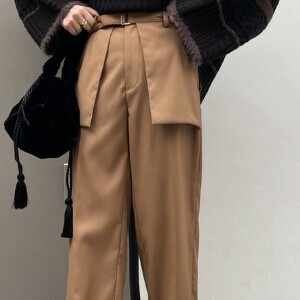 长裤 斜纹 口袋
