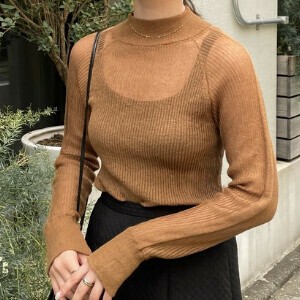 毛衣/针织衫 罗纹针织 高领