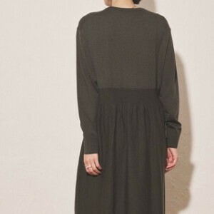 Casual Dress Waist Knit dress Switching