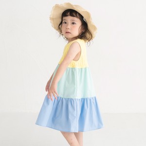 Kids' Cardigan/Bolero Jacket Knitted Spring/Summer One-piece Dress Switching