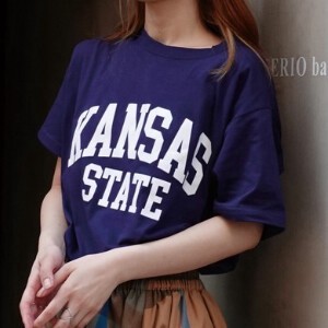 T-shirt Oversized Tops Summer Printed Casual Spring