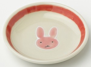Small Plate Red Rabbit