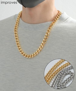 Plain Silver Chain Necklace M