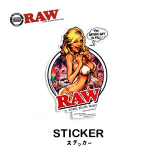 RAW　ガールステッカー　Vol.2 耐水性あり　正規品　手巻きたばこ