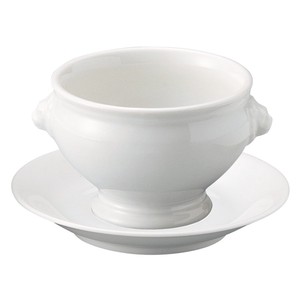 Soup Bowl Porcelain Bird Made in Japan