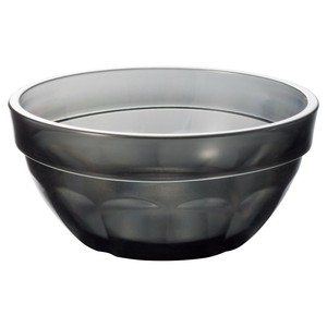 Side Dish Bowl black Clear Made in Japan
