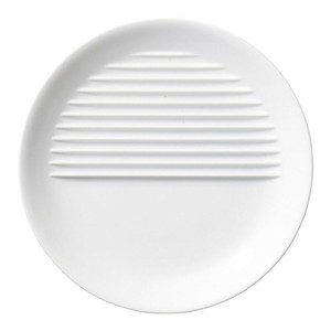Main Plate Porcelain Stripe 2 6cm Made in Japan