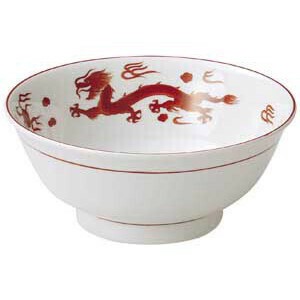 朱天竜反高台6.5丼　　【日本製　磁器】