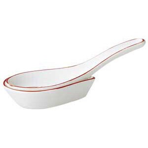 朱天竜レンゲ・レンゲ台　　【日本製　磁器】