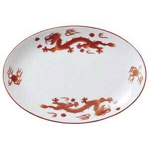 朱天竜8吋メタプラター　　【日本製　磁器】