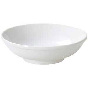 アジアン白23cm7.0玉丼　　【日本製　磁器】