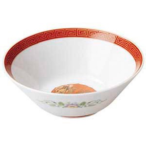 朱金雷門切立6.3丼　　【日本製　磁器】