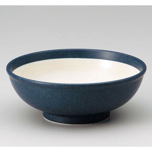 紺結晶7.0玉丼　　【日本製　磁器】