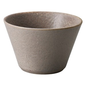 グレージュブラウンマルチボウル　　【日本製　磁器】