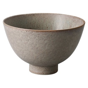 グレージュブラウン碗L　　【日本製　磁器】