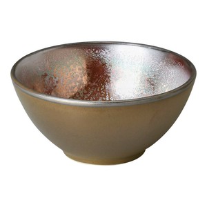 ブロンズ12cmボール　　【日本製　磁器】