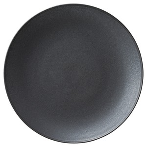 Main Plate Porcelain black 26cm Made in Japan