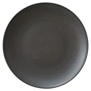 Main Plate Porcelain black 24cm Made in Japan