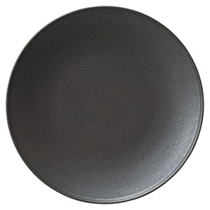 Main Plate Porcelain black 22cm Made in Japan