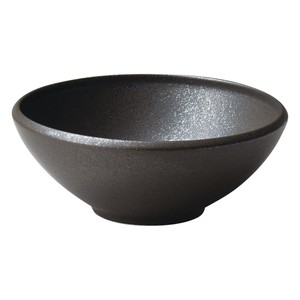 Donburi Bowl Porcelain black 14cm Made in Japan