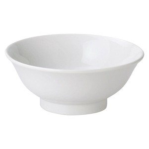 白中華6.8反高台丼　　【日本製　磁器】