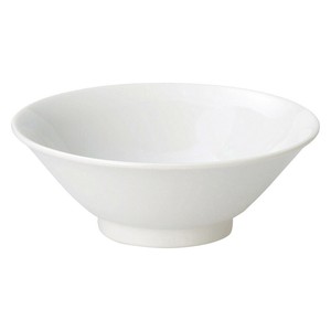 白中華切立6.8丼　　【日本製　磁器】