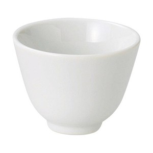 白中華厚口7.2cmリン煎茶　　【日本製　磁器】