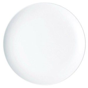 ニューチャイナ（白）白玉渕26cm皿　　【日本製　磁器】