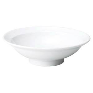 ニューチャイナ（白）白丸高台7.0皿　　【日本製　磁器】