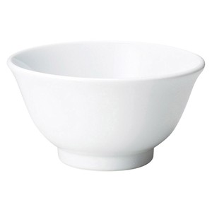 ニューチャイナ（白）白反深口6.3丼　　【日本製　磁器】