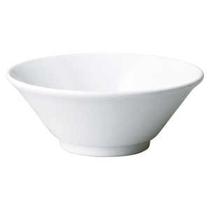 ニューチャイナ（白）白新切立21cm丼　　【日本製　磁器】