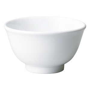 ニューチャイナ（白）白反14cm深丼　　【日本製　磁器】
