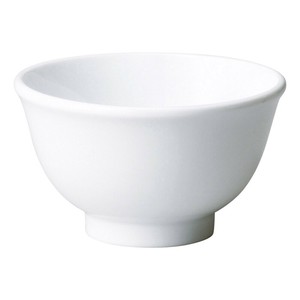 ニューチャイナ（白）白反13cm深丼　　【日本製　磁器】