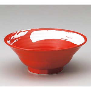 極刷毛赤六兵衛7.0丼　　【日本製　磁器】