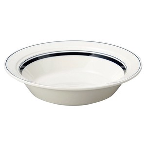 Soup Bowl Porcelain Bird 22cm Made in Japan