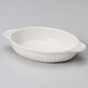 Baking Dish Pottery L size Koban Made in Japan