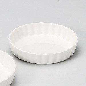 乳白キッシュパン（小）　　【日本製　陶器】