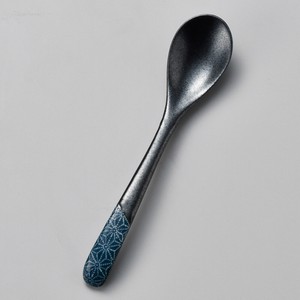 Spoon Porcelain Blue Made in Japan