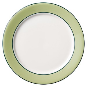 グリーンセラム10吋ディナー皿　　【日本製　磁器】