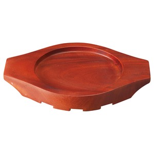 ［木］石焼ビビンバ18cm〜20cm用木製敷板 スリ漆仕上げ　　【日本製　木製】