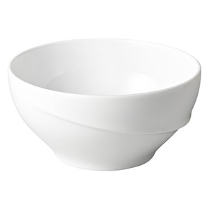 Donburi Bowl Porcelain White Made in Japan
