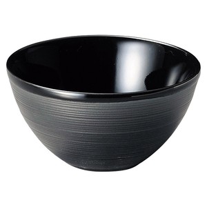 Donburi Bowl Porcelain black 9cm Made in Japan