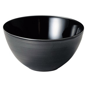 Donburi Bowl Porcelain black 12cm Made in Japan