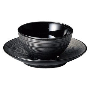 Donburi Bowl Porcelain black 7.5cm Made in Japan