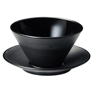 Donburi Bowl Porcelain black 11cm Made in Japan