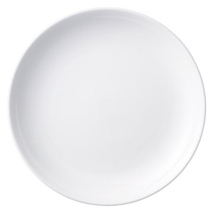 強化白中華24cmメタ丸皿　　【日本製　強化磁器】